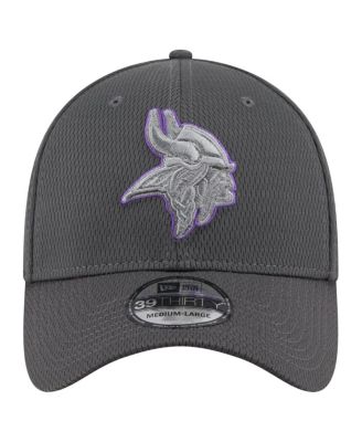 Men's Graphite Minnesota Vikings Main 39THIRTY Flex Hat