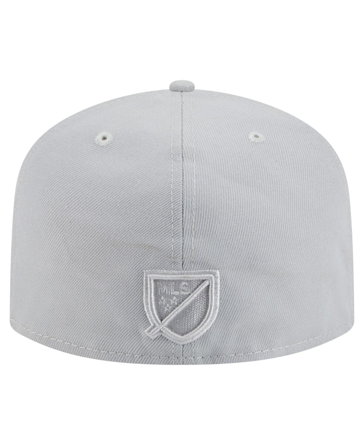 New Era Men's Gray Minnesota United Fc Color Pack A-frame 59fifty Fitted Hat