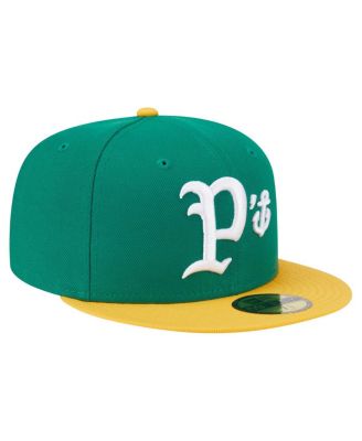 Men's Green/Yellow Stockton Ports Authentic Collection 59FIFTY Fitted Hat