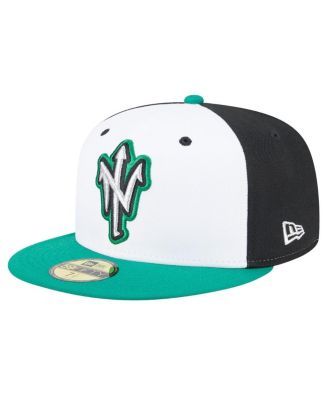 New Era - Men's White/Green Norfolk Tides Authentic Collection 59FIFTY Fitted Hat