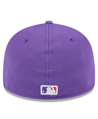 Men's Purple Colorado Rockies 2025 City Connect Batting Practice Low Profile 59FIFTY Fitted Hat
