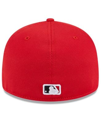 Men's Red Cincinnati Reds City Connect Batting Practice Low Profile 59FIFTY Fitted Hat