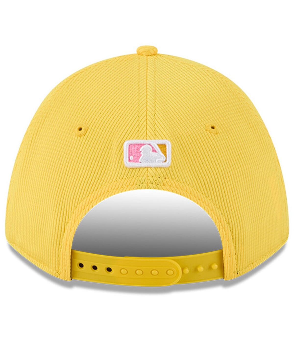 NEW ERA MEN'S YELLOW SAN DIEGO PADRES CITY CONNECT BATTING PRACTICE 9FORTY M-CROWN ADJUSTABLE HAT 