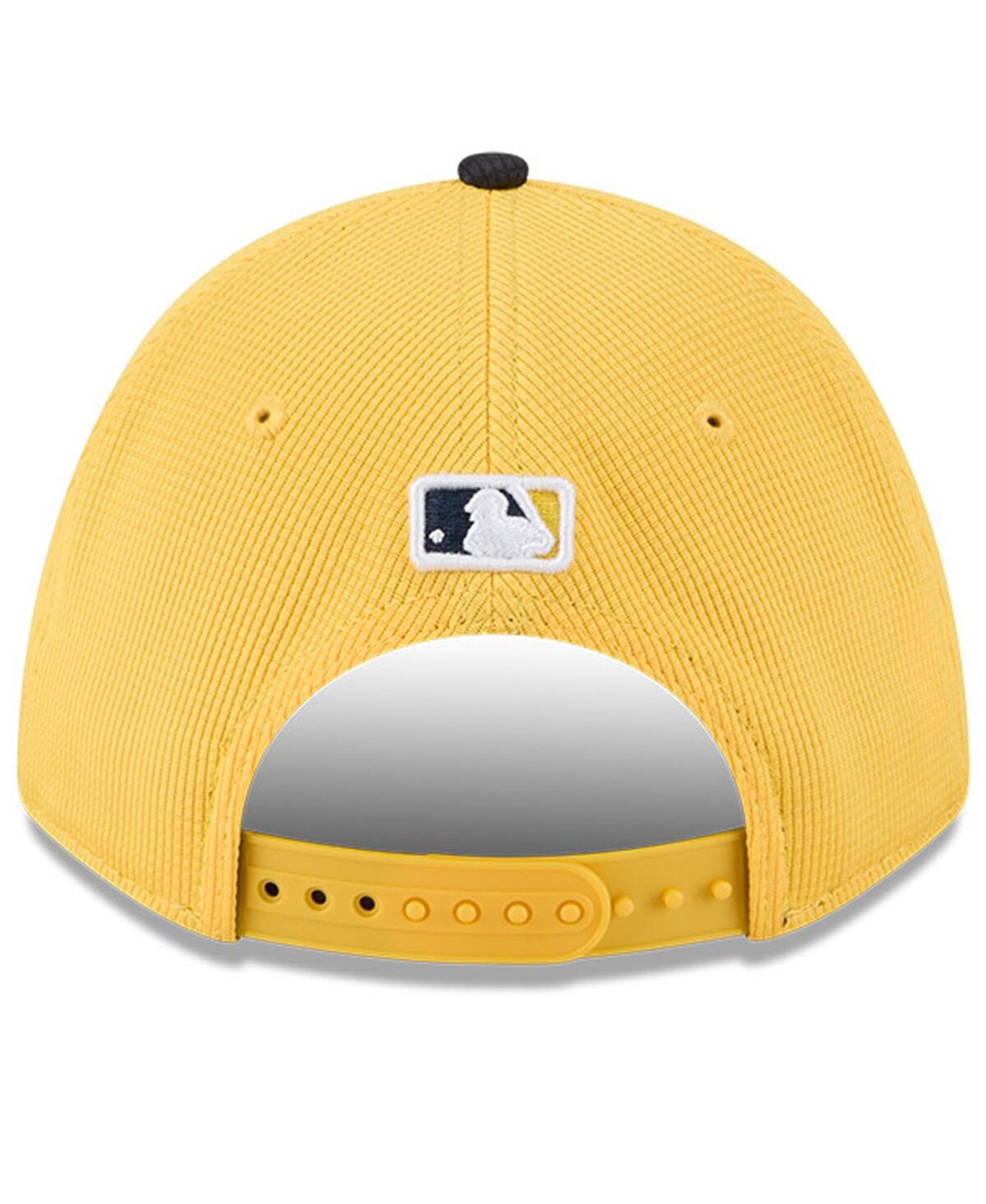 NEW ERA MEN'S YELLOW/BLACK MINNESOTA TWINS CITY CONNECT BATTING PRACTICE 9FORTY M-CROWN ADJUSTABLE HAT 