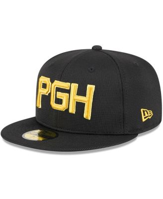 New Era - Men's Black Pittsburgh Pirates City Connect Batting Practice 59FIFTY Fitted Hat