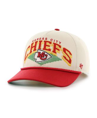 Men's Cream Kansas City Chiefs Pomona Rope Adjustable Hitch Hat