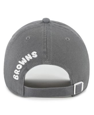 Women's Gray Cleveland Browns Bright Side Clean Up Adjustable Hat