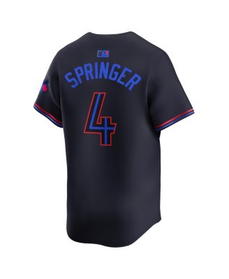 Men's George Springer Blue Toronto Blue Jays City Connect Limited Jersey