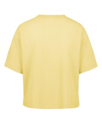 Women's Yellow Pittsburgh Steelers Florentina Montauk Cropped T-Shirt