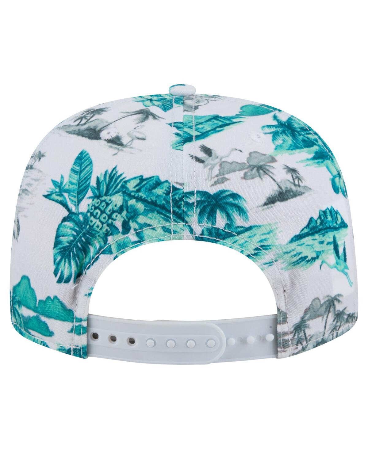 NEW ERA MEN'S WHITE PHILADELPHIA EAGLES ADVENTURE GOLFER SNAPBACK HAT 
