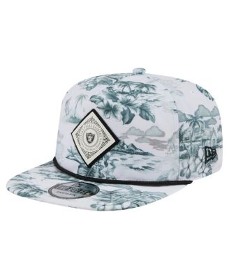 New Era - Men's White Las Vegas Raiders Adventure Golfer Snapback Hat