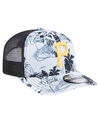 Men's Black Pittsburgh Pirates Hula Trucker 9SEVENTY Adjustable Hat