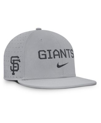 Nike - Men's Gray San Francisco Giants True Performance Fitted Hat