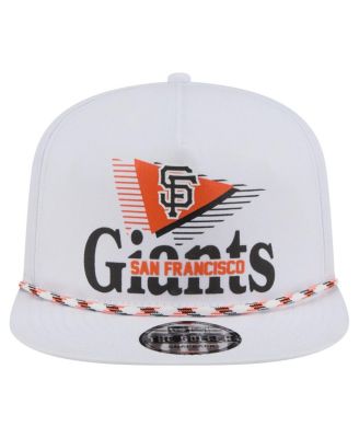 Men's White San Francisco Giants Collide Golfer Snapback Hat