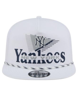 Men's White New York Yankees Collide Golfer Snapback Hat
