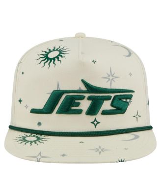 Men's Cream New York Jets Celestial Golfer Adjustable Hat