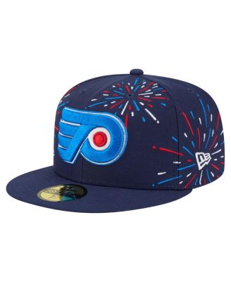 New Era - Men's Navy Philadelphia Flyers Americana Fireworks 59FIFTY Fitted Hat