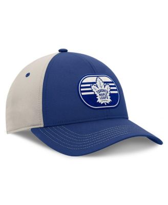 Men's Blue/Gray Toronto Maple Leaf's 2025 Stanley Cup Playoffs Locker Room Trucker Adjustable Hat