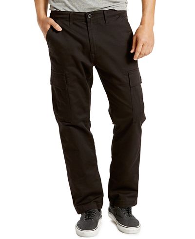 Levi's® Men's 541 Athletic-Fit Black Cargo Pants - Pants - Men - Macy's