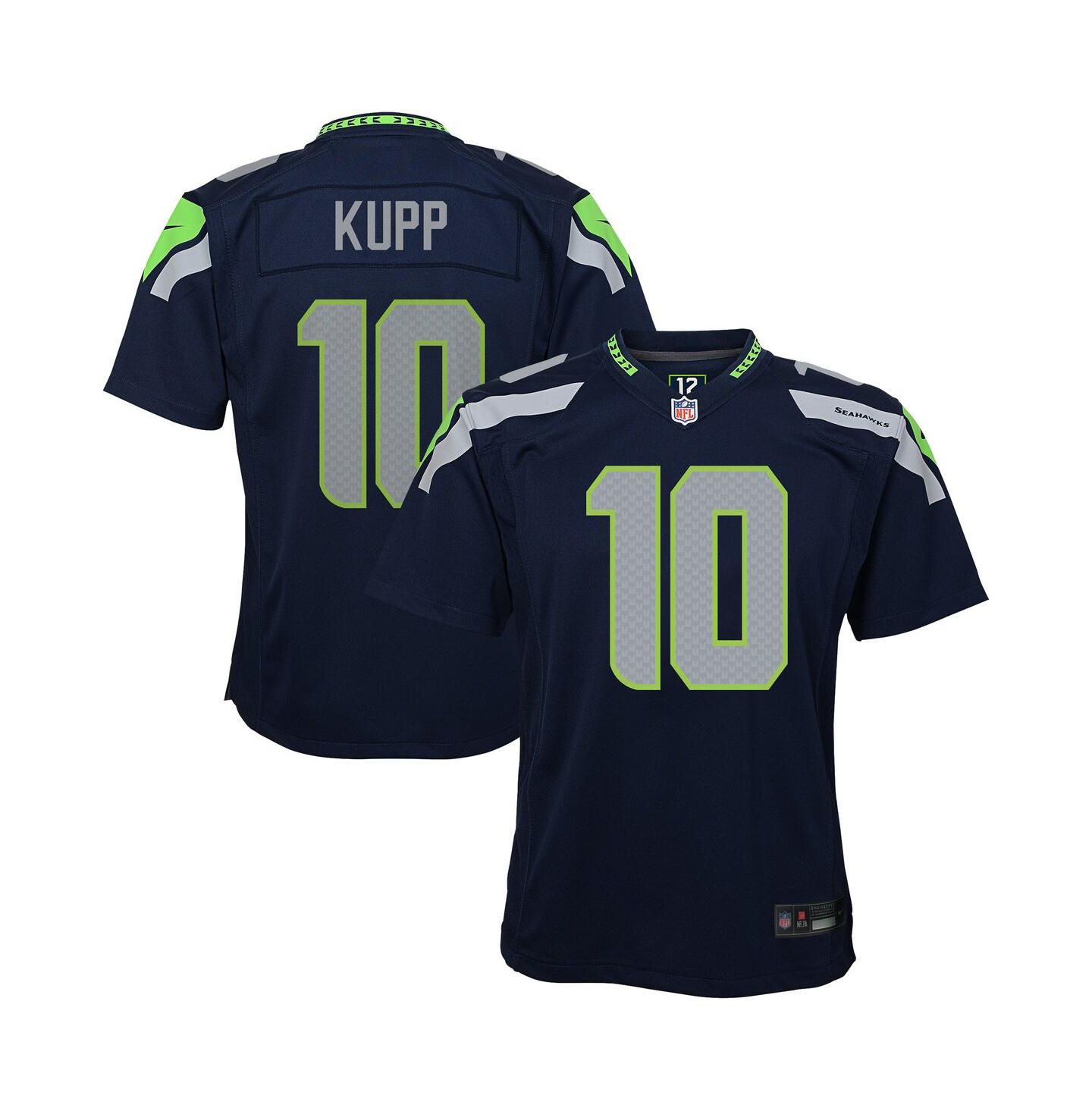 Детская игровая джерси Nike Cooper Kupp Seattle Seahawks Team, College Navy — фото 1