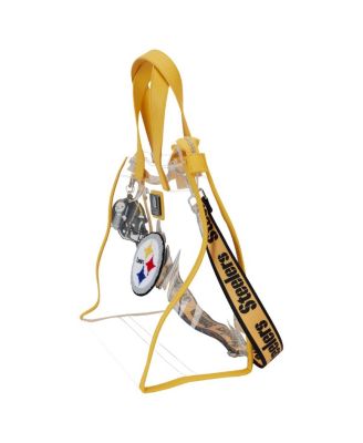 Pittsburgh Steelers Clear Convertible Backpack Tote Bag
