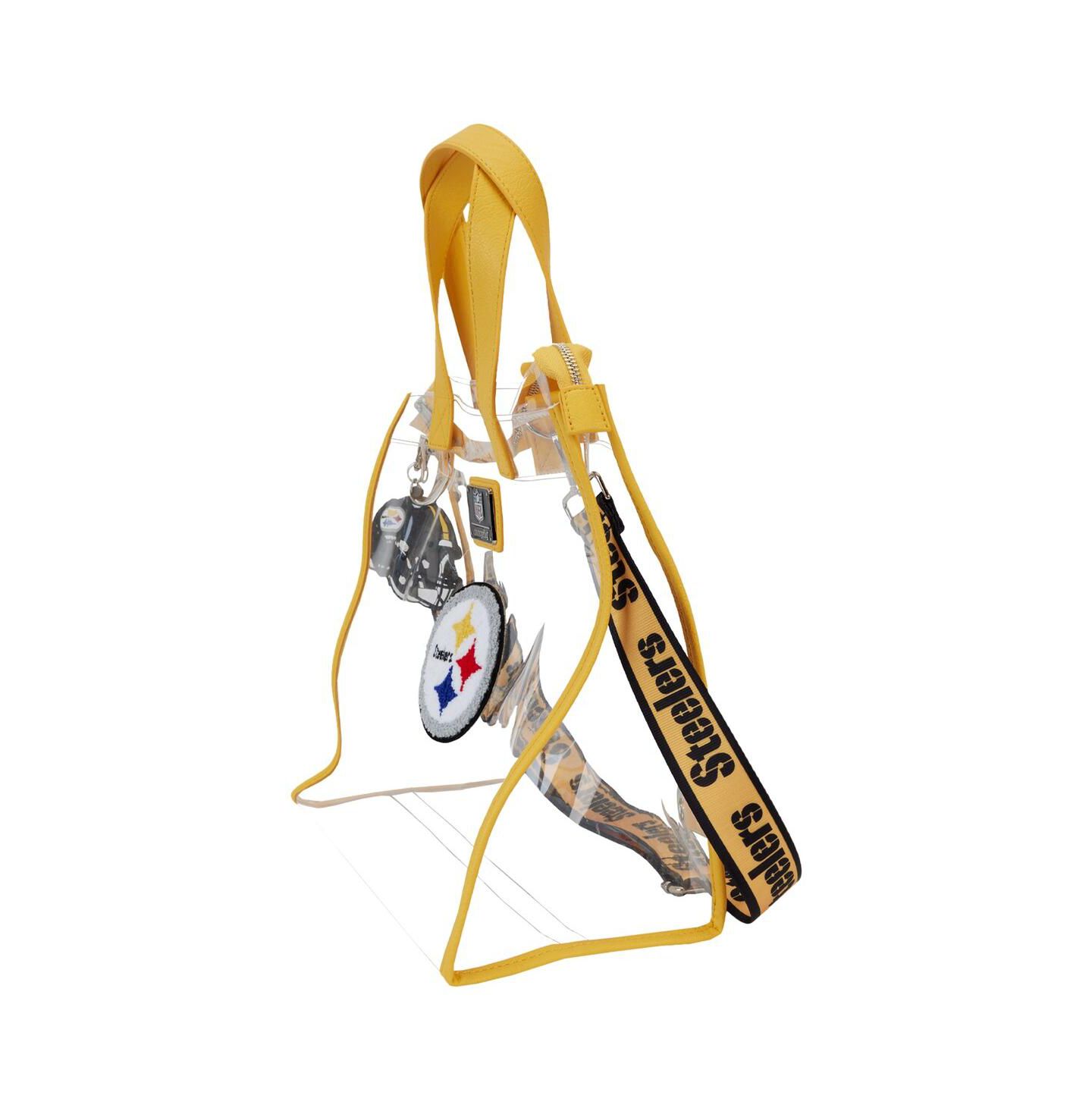 Рюкзак Loungefly Pittsburgh Steelers Clear Convertible Tote Bag — фото 3