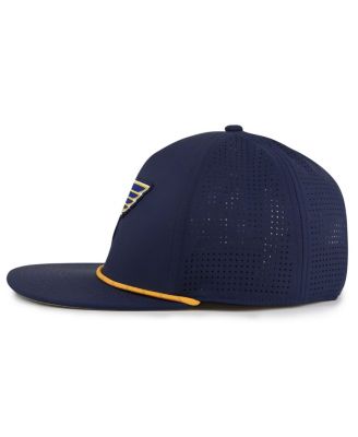 Men's Navy St. Louis Blues Buxton Pro Tech Adjustable Hat