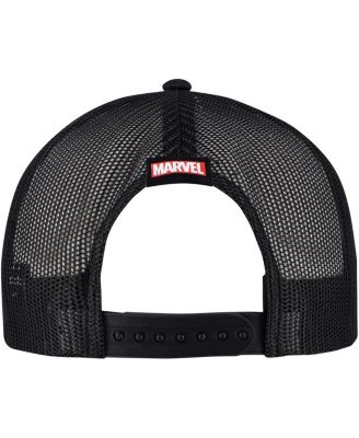 Men's Black Venom Big Front Adjustable Trucker Hat