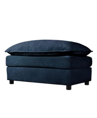 Streamdale Oversized Cloud Sofa Sleeper with Ottomans - Blue