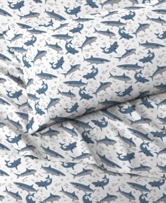 Sharks 4-Pc. Sheet Set, Full