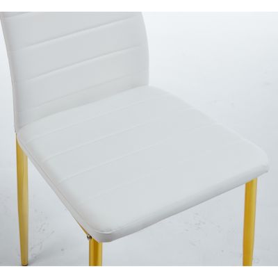 Chair Set of 4, Gold