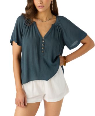 O'Neill - Juniors' Aylee Split-Neck Top