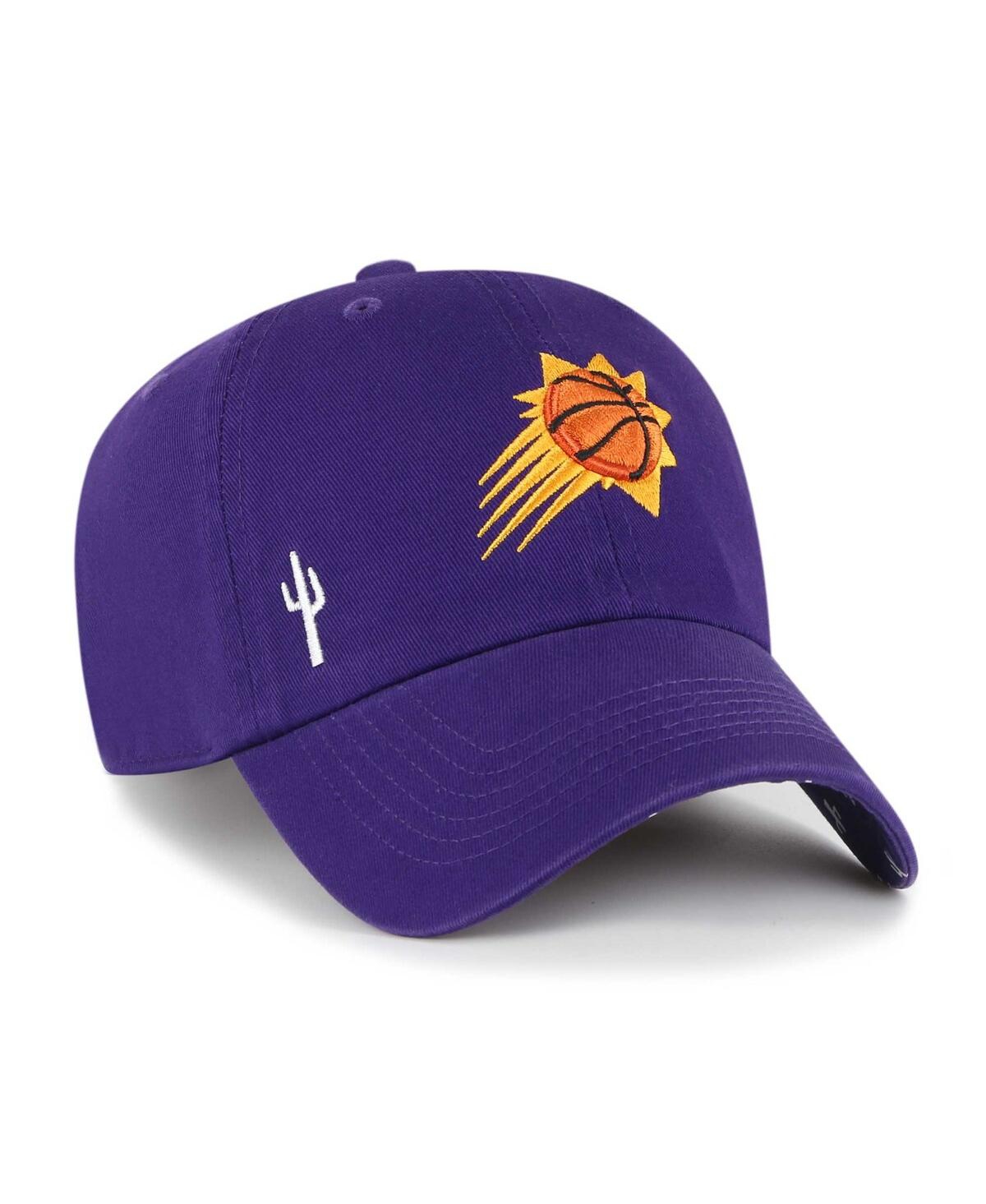 47 Brand Women's Purple Phoenix Suns Confetti Undervisor Clean Up Adjustable Hat