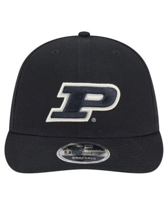 Men's&nbsp;Black Purdue Boilermakers Low Profile 9FIFTY Snapback Hat