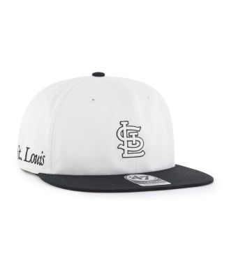 '47 Brand - Men's White/Black St. Louis Cardinals Foundation Captain Snapback Hat