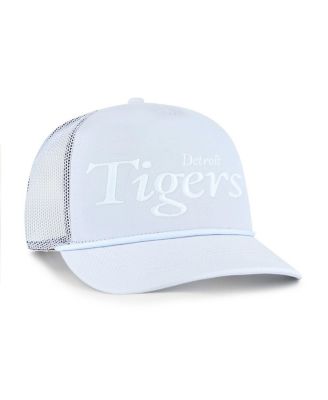 Men's Light Blue Detroit Tigers Foundation Script Hitch Adjustable Trucker Hat