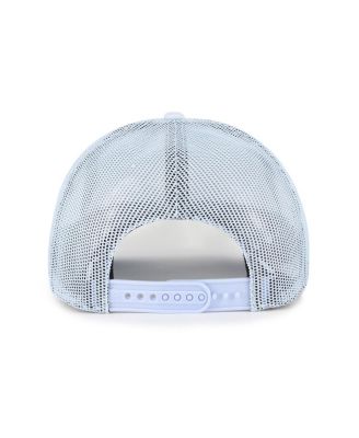 Men's Light Blue New York Yankees Foundation Script Hitch Adjustable Trucker Hat