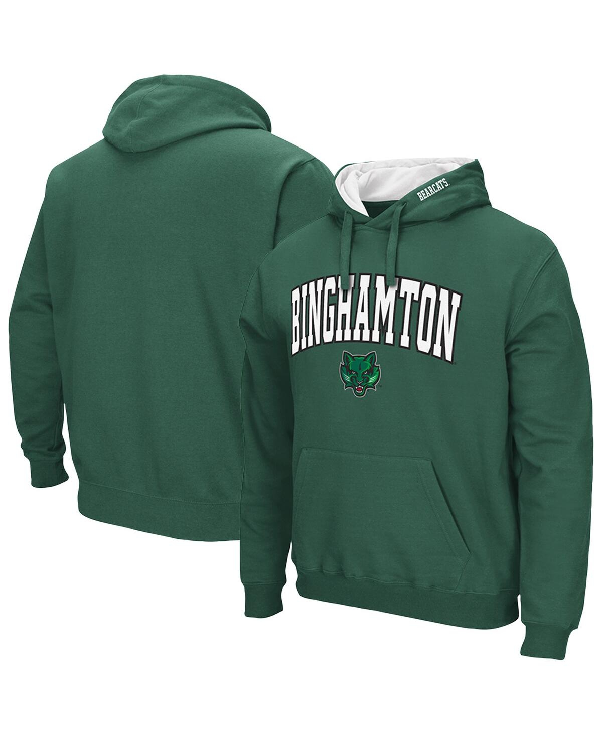 Colosseum Men's Green Binghamton Bearcats Arch Logo 3.0 Pullover Hoodie - Green