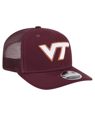 Men's Maroon Virginia Tech Hokies Primary 9SEVENTY Trucker Stretch-Snap Hat