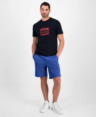 Men's Deterni Short Sleeve Crewneck Lips Graphic T-Shirt