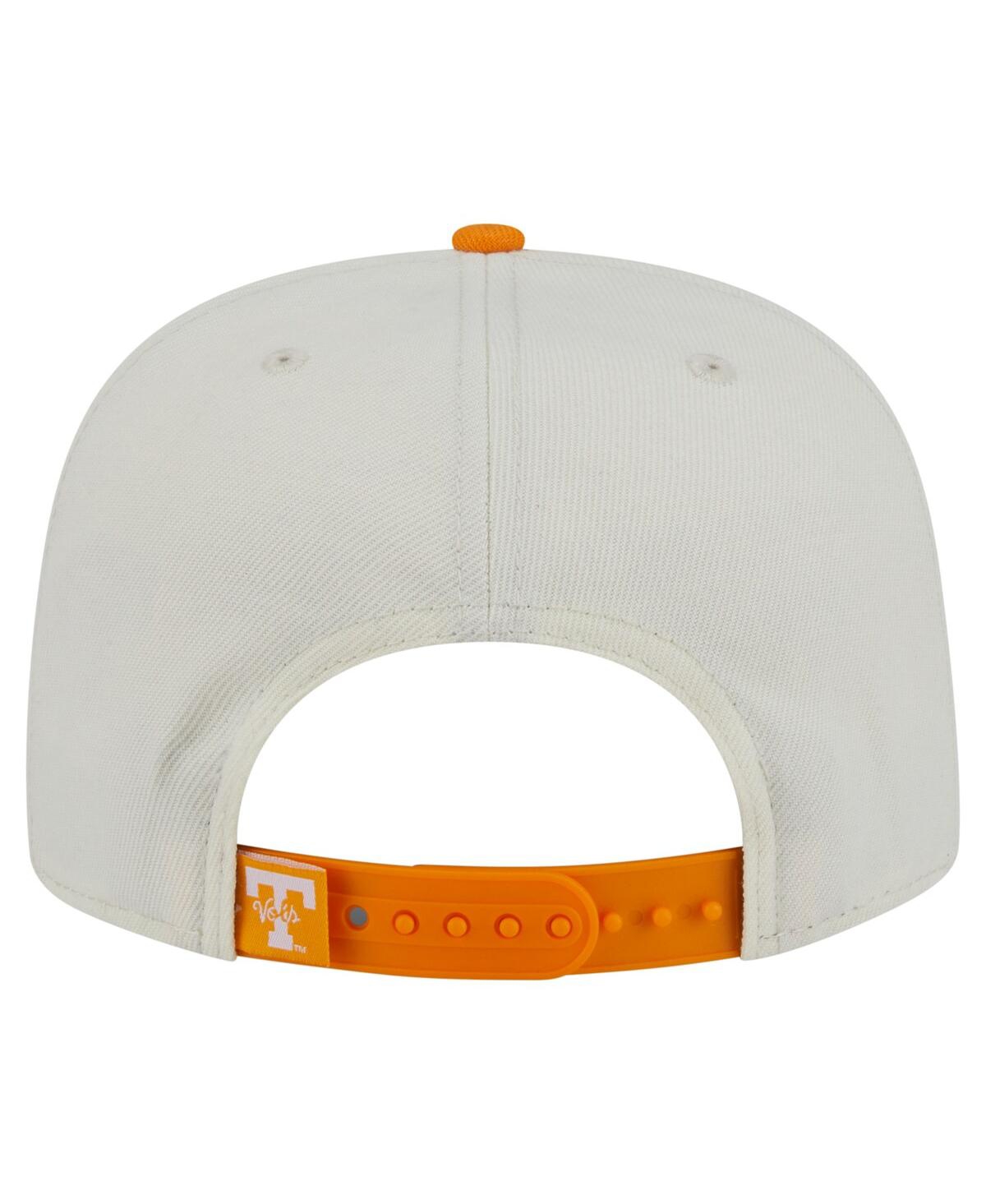 NEW ERA MEN'S WHITE TENNESSEE VOLUNTEERS COLLEGIATE 9FIFTY A-FRAME SNAPBACK HAT 