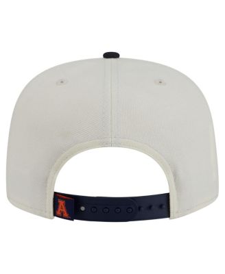 Men's White Auburn Tigers Collegiate 9FIFTY A-Frame Snapback Hat