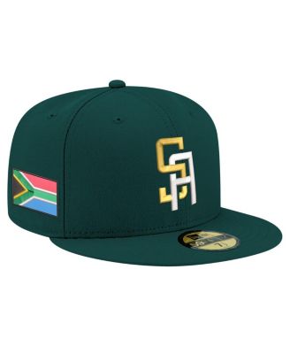 New Era - Men's&nbsp;Dark Green South Africa Baseball 2026 World Baseball Classic 59FIFTY Fitted Hat