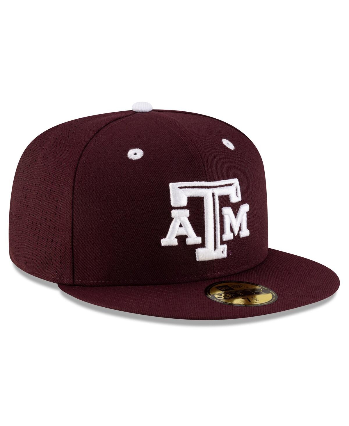 NEW ERA MEN'S MAROON TEXAS A&M AGGIES ON-FIELD 59FIFTY FITTED HAT