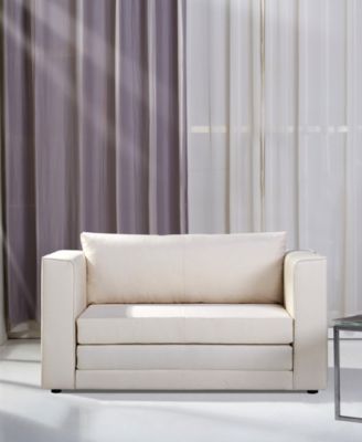52" Polyester Nova Convertible Loveseat Sleeper, Created for Macy's