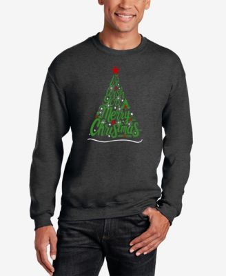 Men's We Wish You A Merry Christmas Word Art Crewneck Sweatshirt