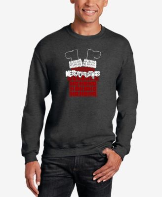 Men's Chimney Santa Word Art Crewneck Sweatshirt