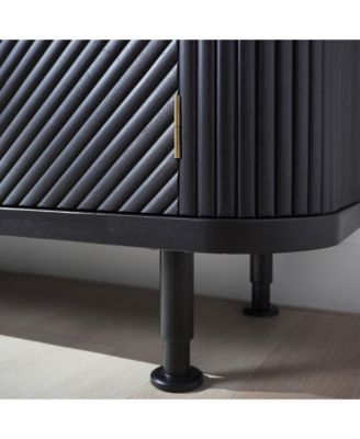 Streamdale Modern Accent Cabinet with Adjustable Shelves and 4 Doors