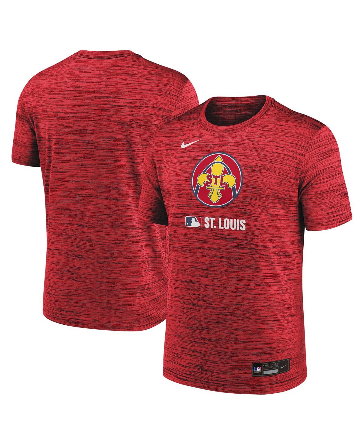 Nike Men's Red St. Louis Cardinals 2025 City Connect Authentic Collection Velocity Performance T-shirt In Red