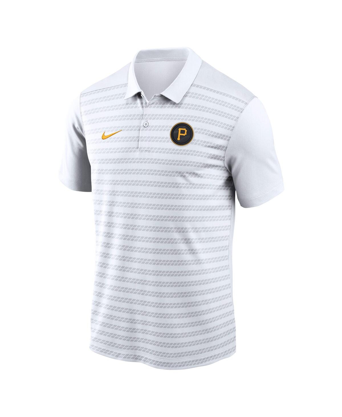 Nike Men's White Pittsburgh Pirates Authentic Collection City Connect Victory Performance Polo Shirt